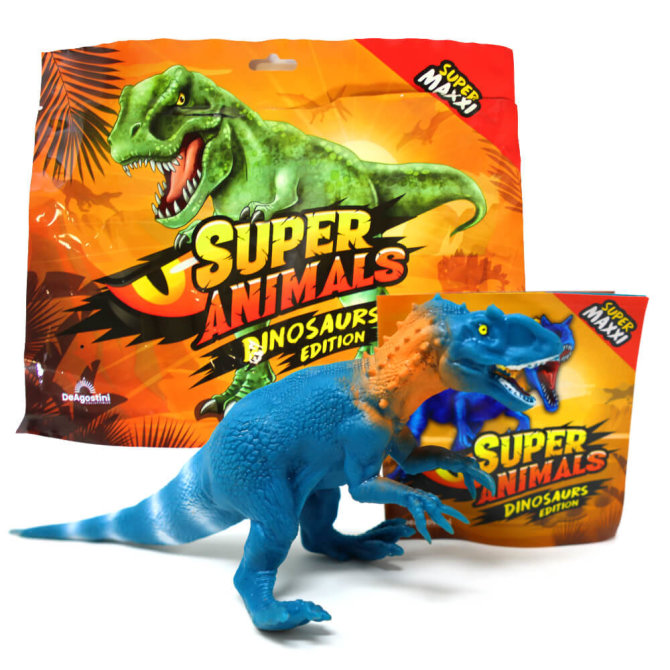 DeAgostini Super Animals - Dinosaurs Edition - Sammelfigur Dino - Figur 13. Allosaurus Fragilis