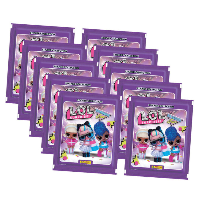L O L Surprise 3 Sticker - Fashion Fun LOL Sammelsticker - 10 Tüten
