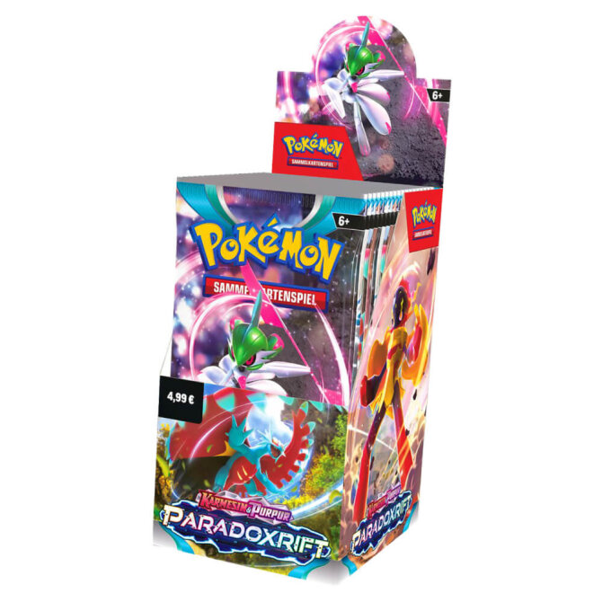 Pokemon Karten Karmesin & Purpur - Paradox Rift - 1 Display Sammelkarten
