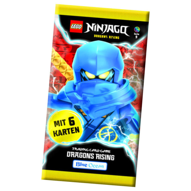 Lego Ninjago Karten Trading Cards Serie 9 - DRAGONS RISING (2024) - 1 Booster Sammelkarten