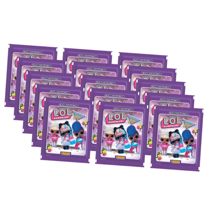 L O L Surprise 3 Sticker - Fashion Fun LOL Sammelsticker - 15 Tüten