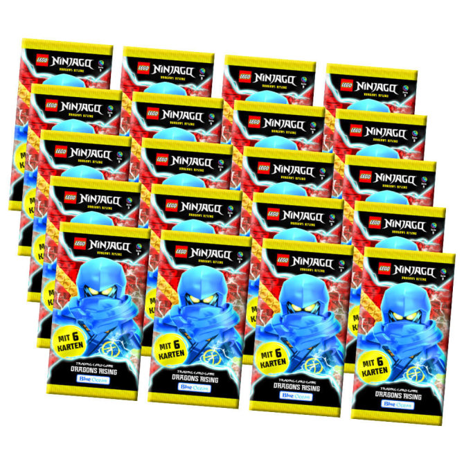 Lego Ninjago Karten Trading Cards Serie 9 - DRAGONS RISING (2024) - 20 Booster Sammelkarten