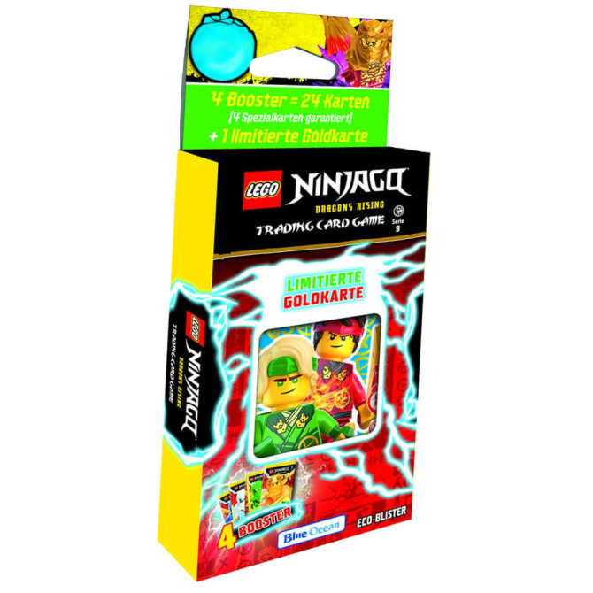 Lego Ninjago Karten Trading Cards Serie 9 - DRAGONS RISING (2024) - 1 Blister Sammelkarten