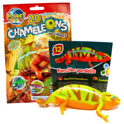 Chamäleons Sammelfiguren - Planet Wow - Super Selten 4 Effekte - Figur 12. Pantherchamäleon