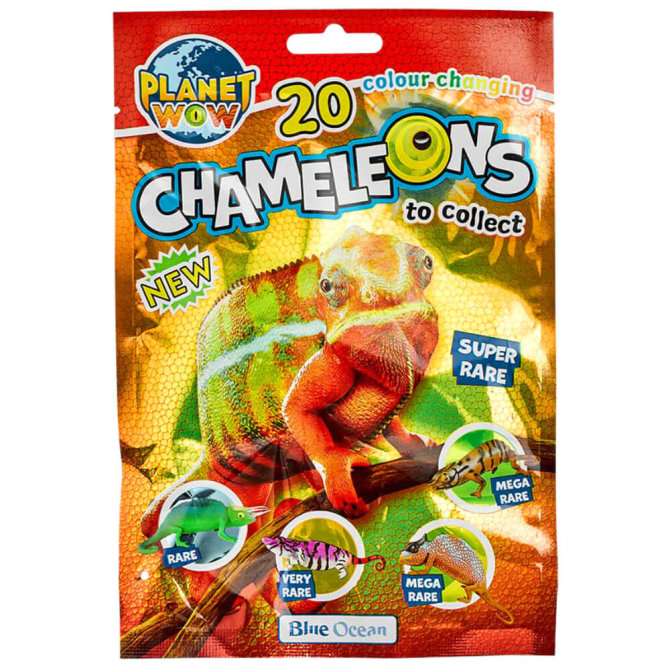 Blue Ocean Chamäleons Sammelfiguren 2024 - Planet Wow Figur - 1 Tüte