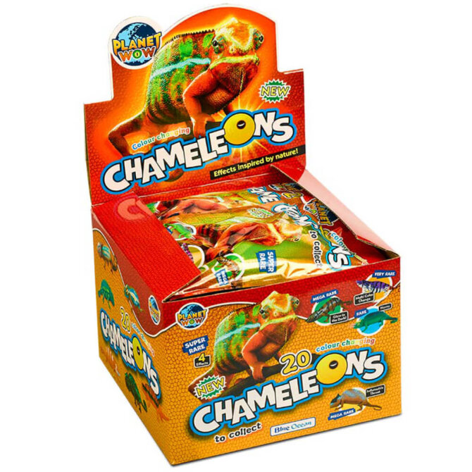 Blue Ocean Chamäleons Sammelfiguren 2024 - Planet Wow Figur - 1 Display