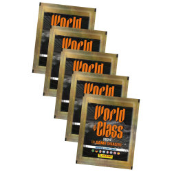 Panini World Class 2024 Fussball Sticker - 5 Tüten...