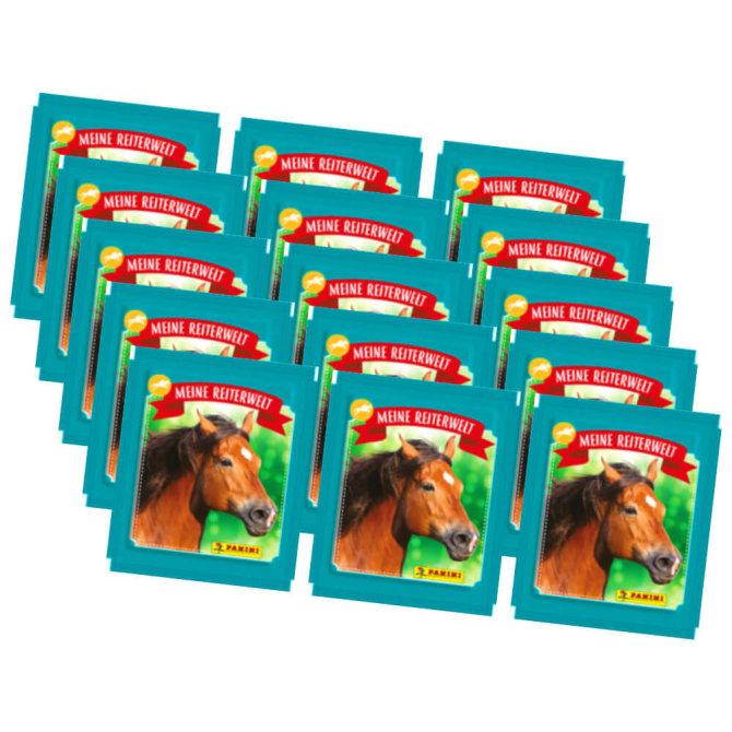 Panini Pferde Mon Club DEQuitation Sticker - Meine Reiterwelt (2024) - 15 Tüten Sammelsticker
