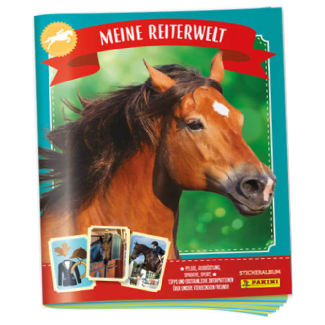 Panini Pferde Mon Club DEQuitation Sticker - Meine Reiterwelt (2024) - Sammelsticker - 1 Sammelalbum