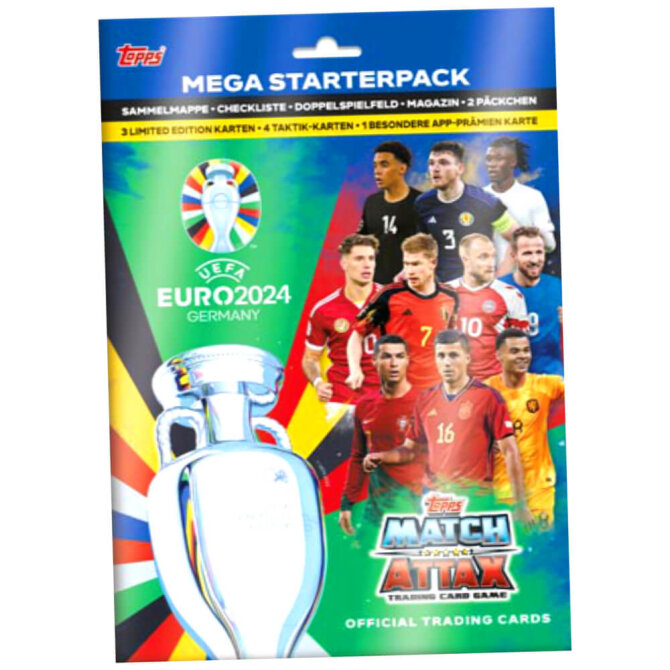 Topps UEFA EURO 2024 Germany Match Attax Karten - EM Sammelkarten - 1 Starter