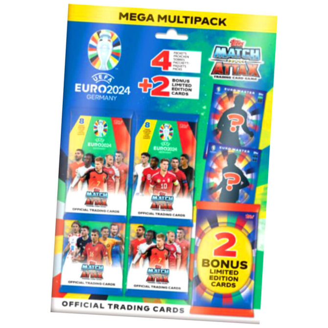 Topps UEFA EURO 2024 Germany Match Attax Karten - EM Sammelkarten - 1 Multipack