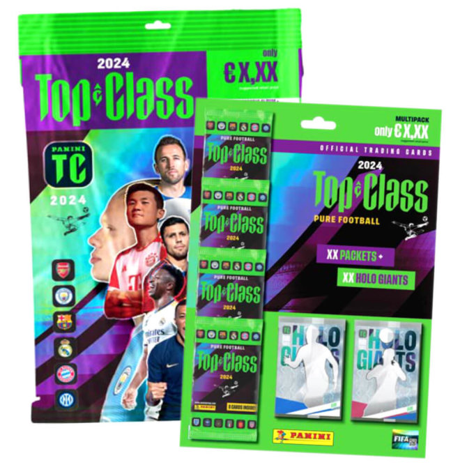 Panini Top Class Karten 2024 - Trading Cards - Sammelkarten - 1 Starter + 1 Multipack
