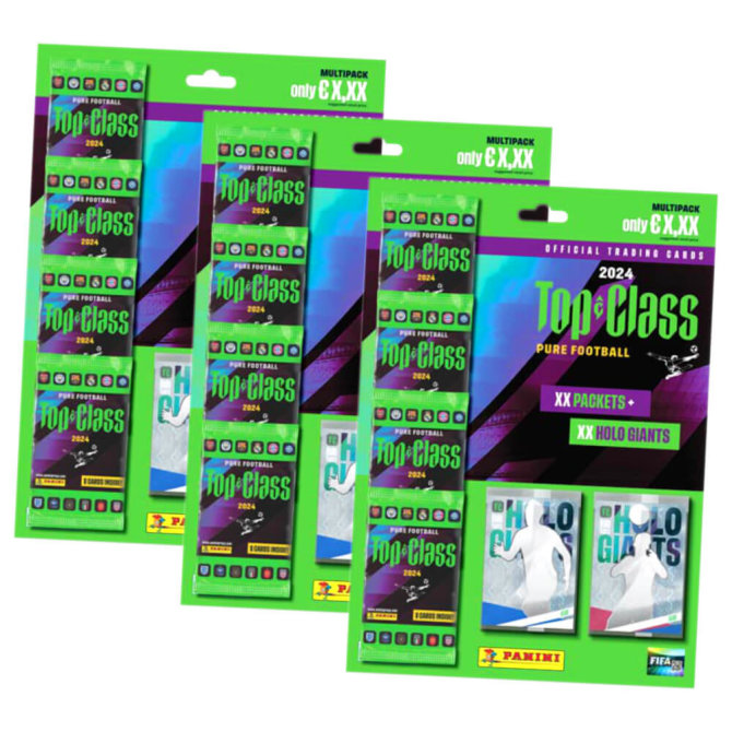 Panini Top Class Karten 2024 - Trading Cards - Sammelkarten - 3 Multipack