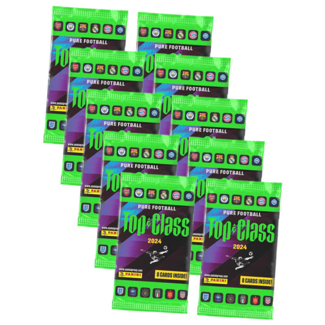 Panini Top Class Karten 2024 - Trading Cards - Sammelkarten - 10 Booster