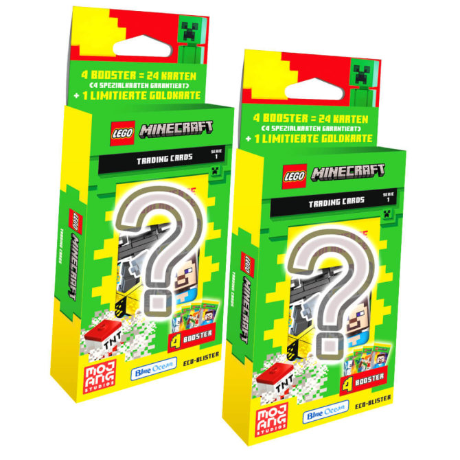 Lego Minecraft Karten Serie 1 - Sammelkarten Trading Cards (2024) - 2 Blister