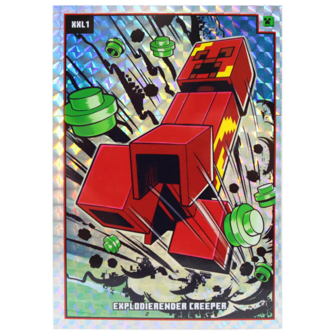 Lego Minecraft Karten Serie 1 - Sammelkarten Trading Cards (2024) - Gold Karte XXL1