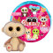 Blue Ocean Glubschis Sammelfiguren Herz Serie 2 - Glubschi Glitzer - Figur Hubson