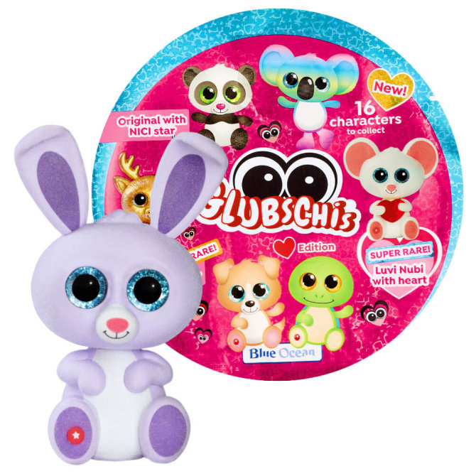 Blue Ocean Glubschis Sammelfiguren Herz Serie 2 - Glubschi Glitzer - Figur Lindy-Hop