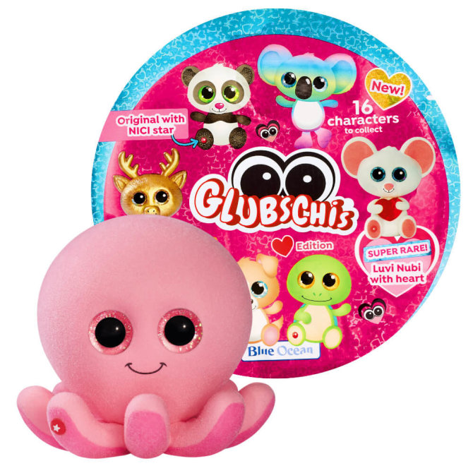Blue Ocean Glubschis Sammelfiguren Herz Serie 2 - Glubschi Glitzer - Figur Poli