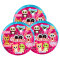Blue Ocean Glubschis Sammelfiguren Herz Serie 2 - Glubschi Glitzer Figur - 3 Tüten