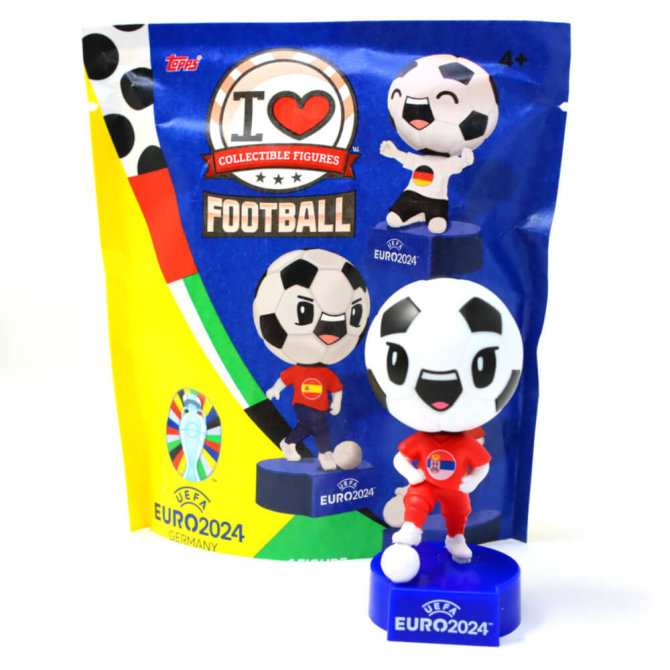 Topps I love Football Figur - UEFA EURO 2024 Germany - EM Sammelfigur - Figur 15. Serbien