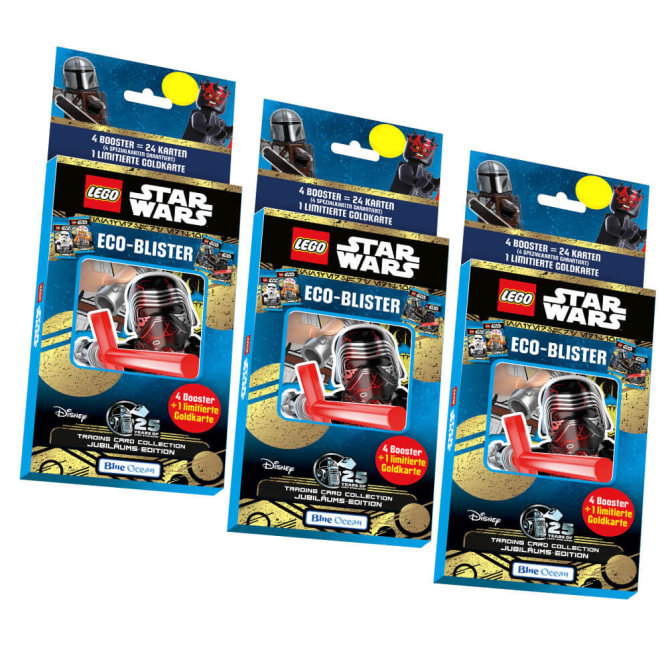 Lego Star Wars Karten Trading Cards Serie 5 - Jubiläum Sammelkarten (2024) - 3 Blister