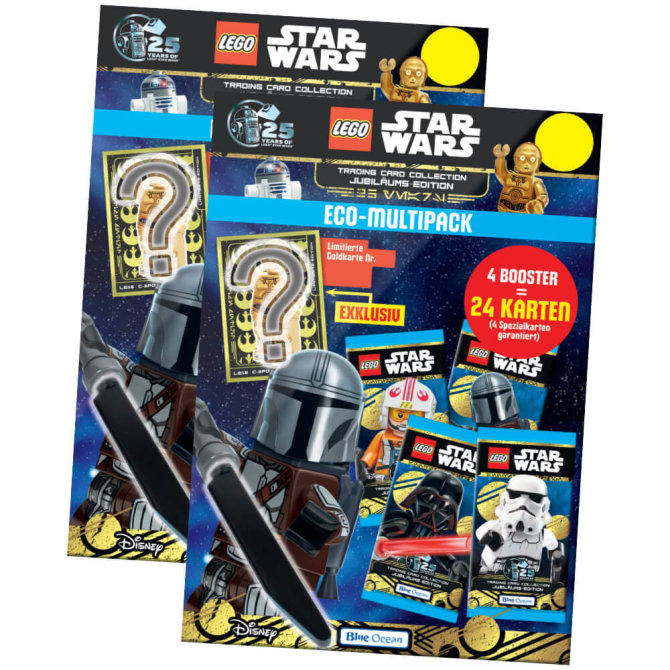 Lego Star Wars Karten Trading Cards Serie 5 - Jubiläum Sammelkarten (2024) - 2 Multipack