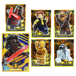 Lego Star Wars Karten Trading Cards Serie 5 -...