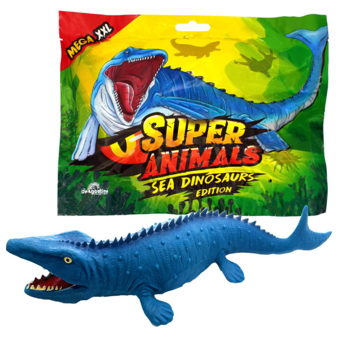 DeAgostini Super Animals - Sea Dinosaurs Edition - Sammelfigur Sea Dino - Figur 6. Mosasaurus Hoffmannii