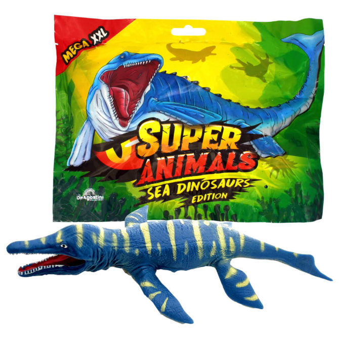 DeAgostini Super Animals - Sea Dinosaurs Edition - Sammelfigur Sea Dino - Figur 12. Lipoleurodon Ferox
