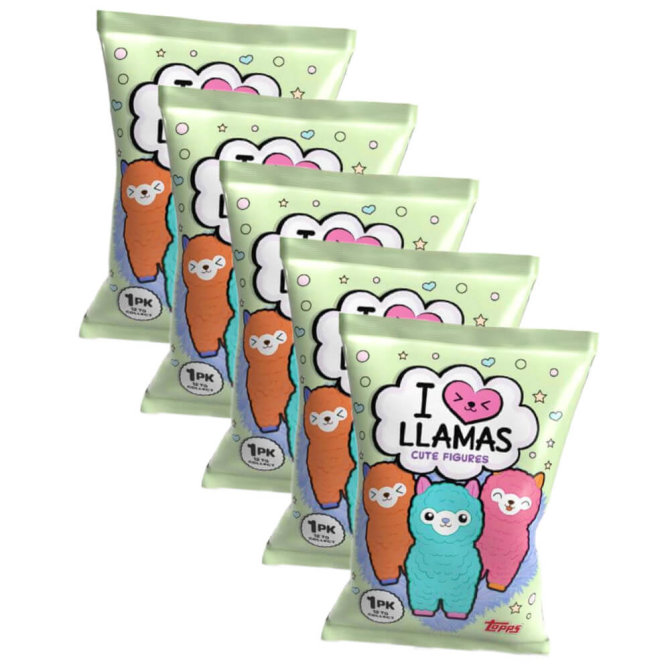 Lama Figur - I Love Llamas - Sammelfigur - 5 Tüten