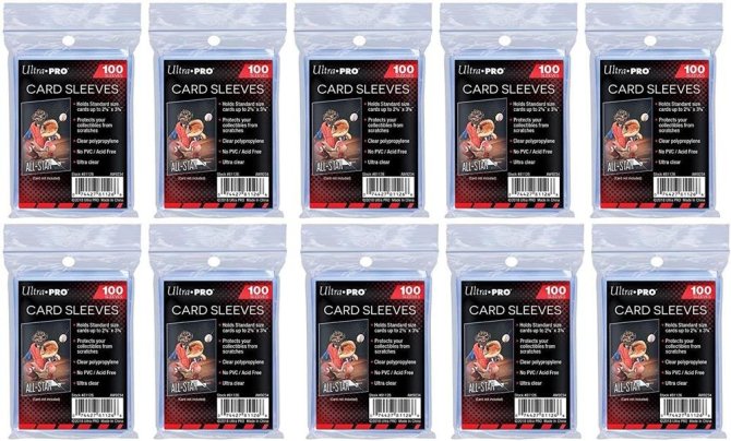 Ultra Pro Standard Regular Soft 1000 Stück Penny Kartenhüllen Sleeves
