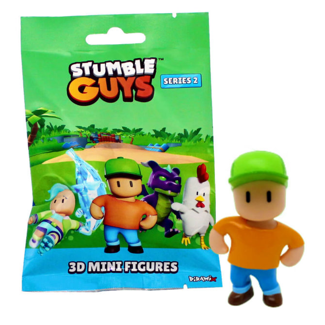 Stumble Guys 3D Sammelfiguren Serie 2 - Chrome Crystal - Figur 1. Mr.Stumble