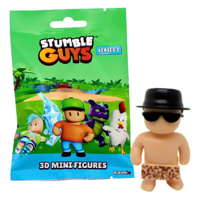 Stumble Guys 3D Sammelfiguren Serie 2 - Chrome Crystal - Figur 16. The Free Spirit