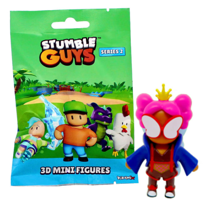 Stumble Guys 3D Sammelfiguren Serie 2 - Chrome Crystal - Figur 18. Fly Kween