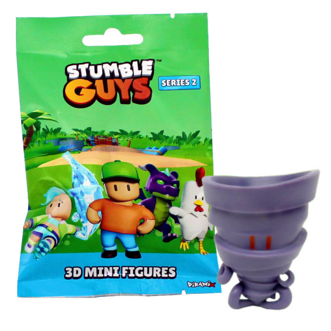 Stumble Guys 3D Sammelfiguren Serie 2 - Chrome Crystal - Figur 19. Twister