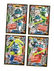 Blue Ocean Lego&reg; Ninjago Karten Serie 5 Next Level - Trading Cards - LE11 + LE12 + LE13 + LE14 Cards
