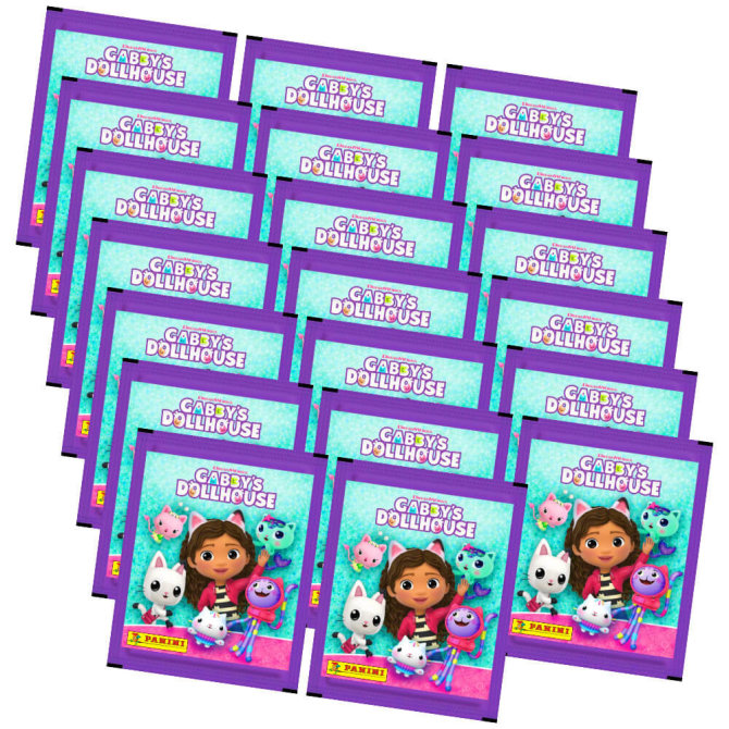 Panini Gabbys Doolhouse Sticker - Sammelsticker (2024) - 20 Tüten