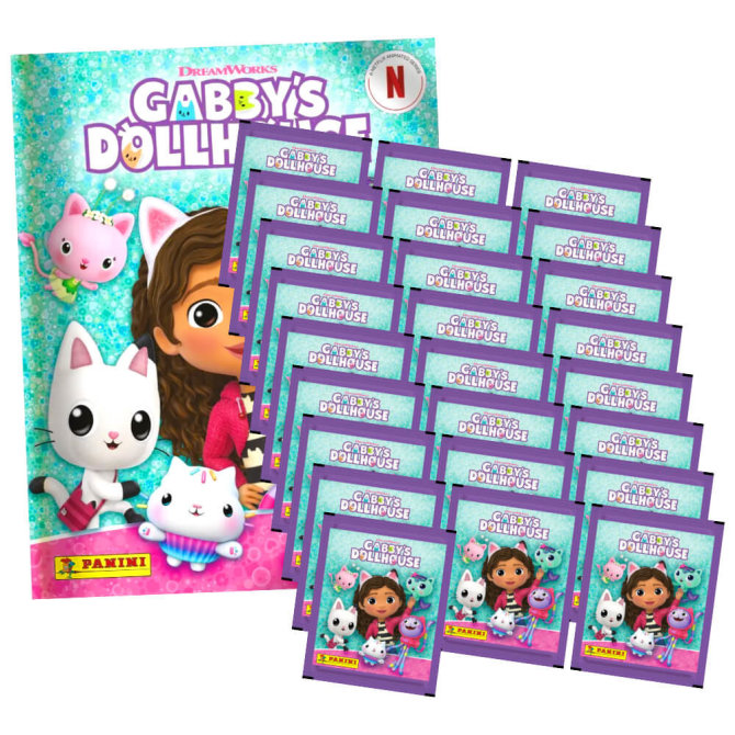 Panini Gabbys Doolhouse Sticker - Sammelsticker (2024) - 1 Album + 25 Tüten