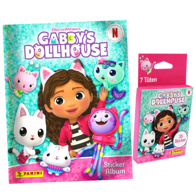 Panini Gabbys Doolhouse Sticker - Sammelsticker (2024) - 1 Album + 1 Blister