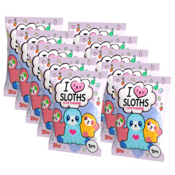 Topps - Faultiere - I Love Sloths - Sammelfiguren - 10...