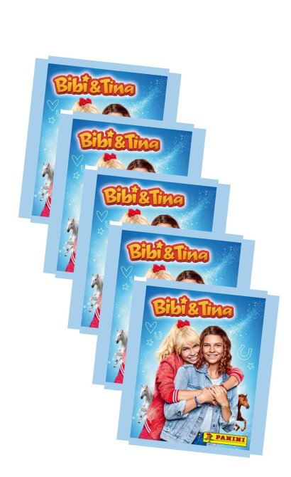 Panini Bibi & Tina Sticker - 5 Tüten - Bibi und Tina Sammelsticker