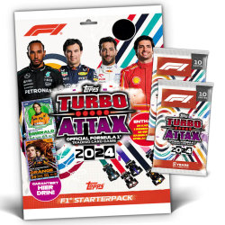 Topps Turbo Attax Karten Formula 1 - 2024 - 1 Starter + 2...