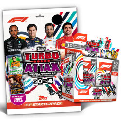 Topps Turbo Attax Karten Formula 1 - 2024 - 1 Starter + 1...