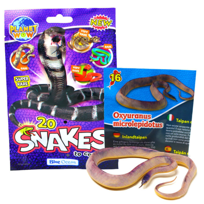 Blue Ocean Snakes Sammelfiguren 2024 - Planet Wow - Figur 16. Inlandtaipan