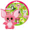 Blue Ocean Glubschis Sammelfiguren Glück Serie 3 - Glubschi Glitzer - Figur Pinki-Flap