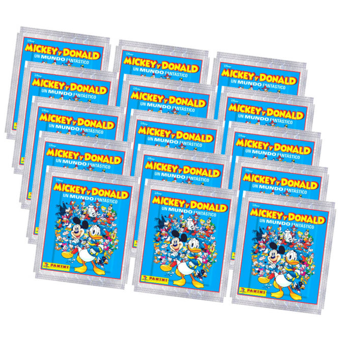 Panini Mickey & Donald Sticker - Fantastische Welt Sammelsticker (2025) - 15 Tüten