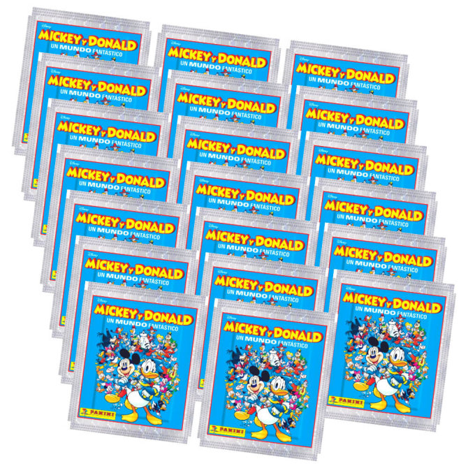 Panini Mickey & Donald Sticker - Fantastische Welt Sammelsticker (2025) - 20 Tüten