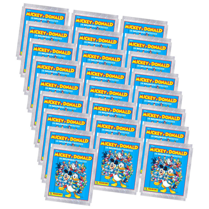 Panini Mickey & Donald Sticker - Fantastische Welt Sammelsticker (2025) - 25 Tüten