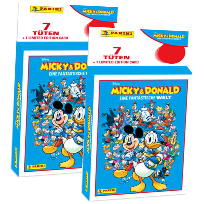 Panini Mickey & Donald Sticker - Fantastische Welt Sammelsticker (2025) - 2 Blister
